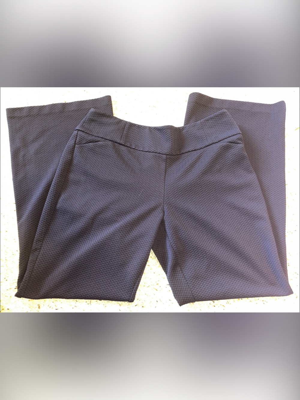 New York & Company Wide-Leg Textured Pants